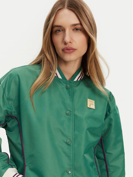 Fila Fila Geacă bomber Leme FAW0999 Verde Oversize