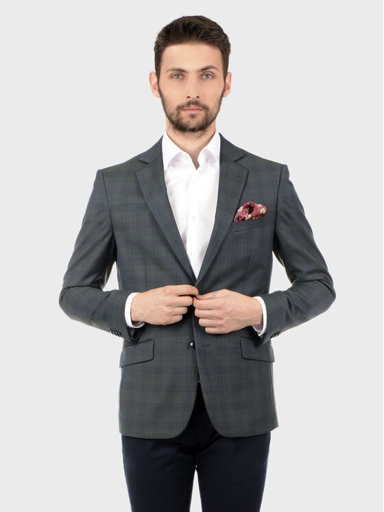 Evenemen Evenemen Marynarka WILLIAM Zielony Slim Fit