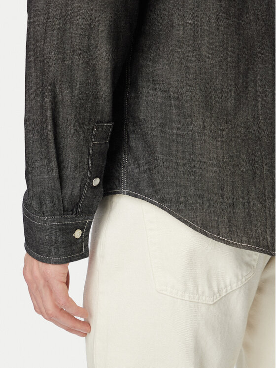 Calvin Klein Jeans Calvin Klein Jeans Jeans srajca LV04RG115G Črna Regular Fit