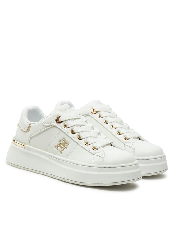 Tommy Hilfiger Tommy Hilfiger Tenisice Low Cut Lace-Up Sneaker T3A9-33749-1355 M Bijela