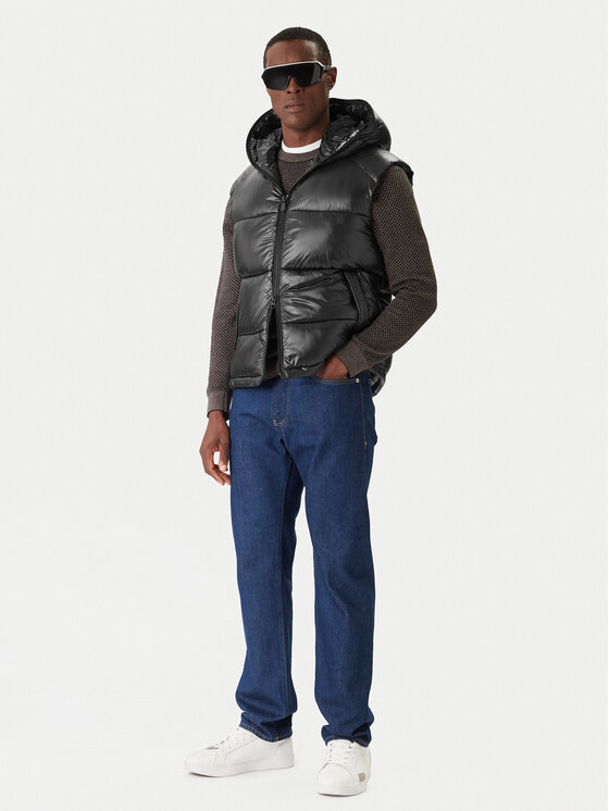 Save The Duck Save The Duck Жилет D80296M LOVE21 Чорний Regular Fit