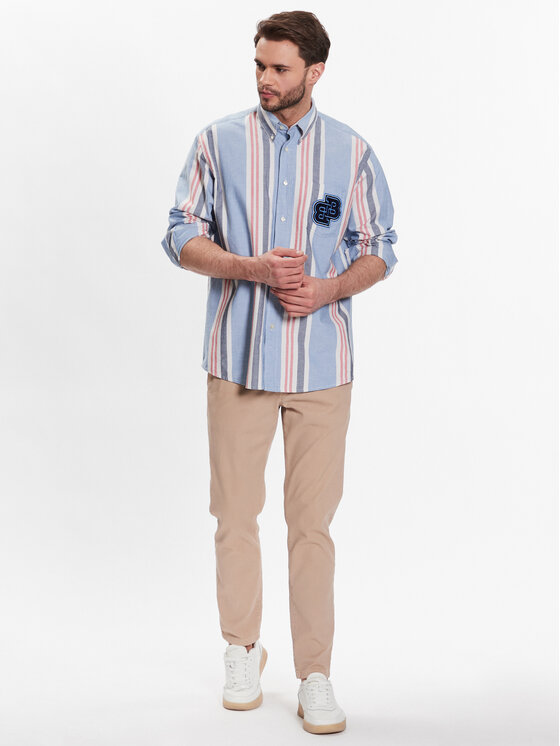 Camicia 50483662 Blu Relaxed Fit