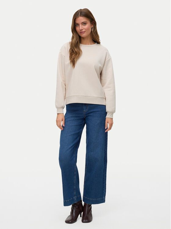 Vero Moda Vero Moda Felpa Daisy 10338101 Beige Regular Fit