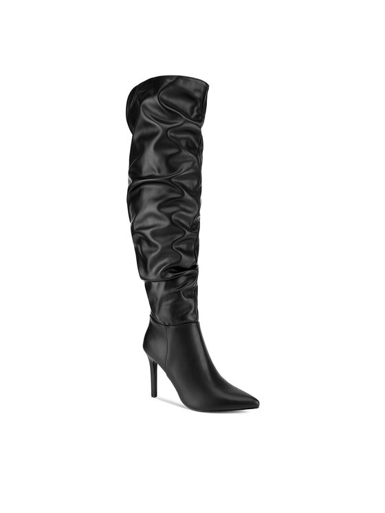DeeZee DeeZee Overknees HY197-12 Schwarz