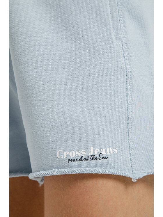 Cross Jeans Cross Jeans Szorty sportowe 80163-071 Niebieski