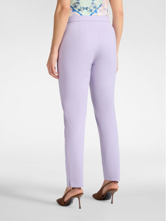 Elena Mirò Elena Mirò Spodnie materiałowe P062P400469N009 Fioletowy Regular Fit