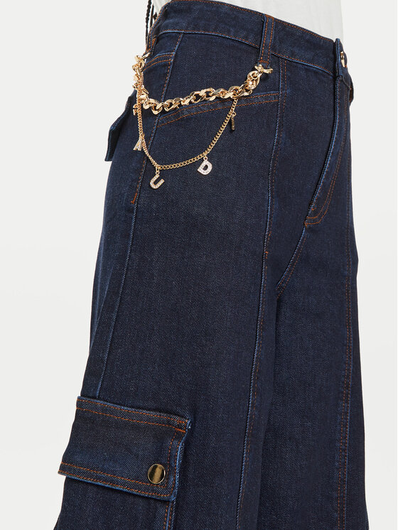 Gaudi Gaudi Jeans 421BD26014 Dunkelblau Wide Leg
