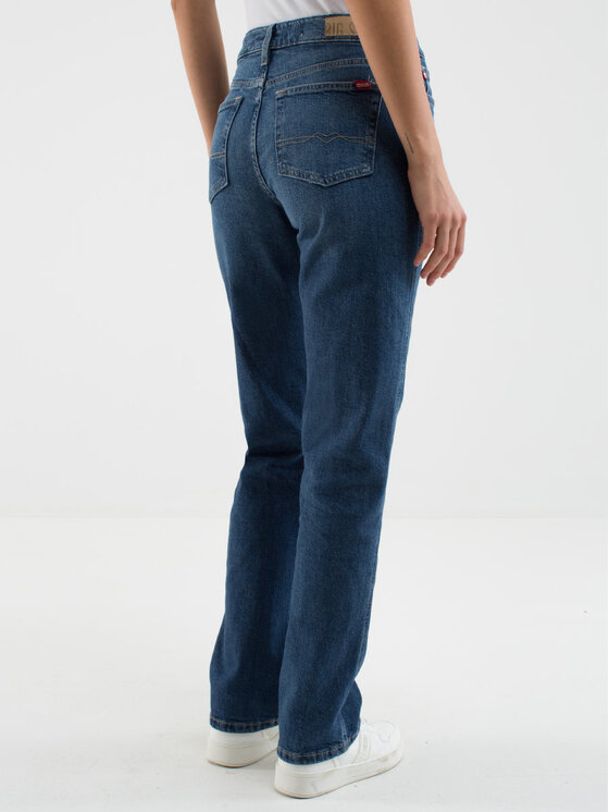 BIG STAR BIG STAR Jeansy MYRRA_313_190 Granatowy Straight Fit
