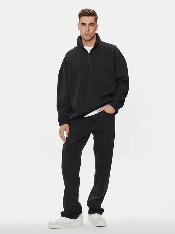 Calvin Klein Jeans Calvin Klein Jeans Μπλούζα Colorblock J30J325640 Μαύρο Relaxed Fit