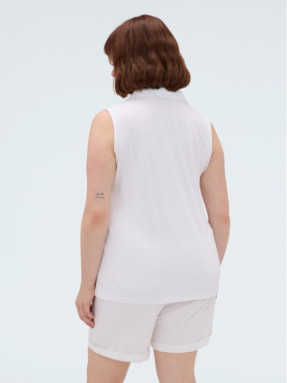 Fiorella Rubino Fiorella Rubino T-Shirt G0AJL009166N011 Biały Regular Fit