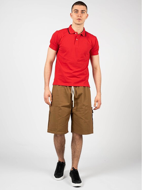 Geox Geox Polo M2510Q T2649 | Sustainable Czerwony Regular Fit