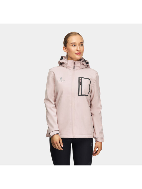 Alpinus Alpinus Kurtka softshell Bergamo Różowy Active Fit