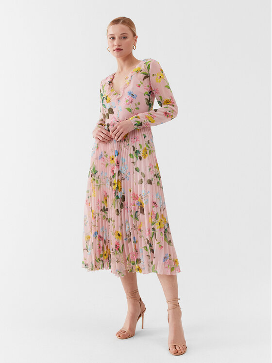 Red Valentino Vsakodnevna obleka 2R3VAGN56PM Roza Regular Fit