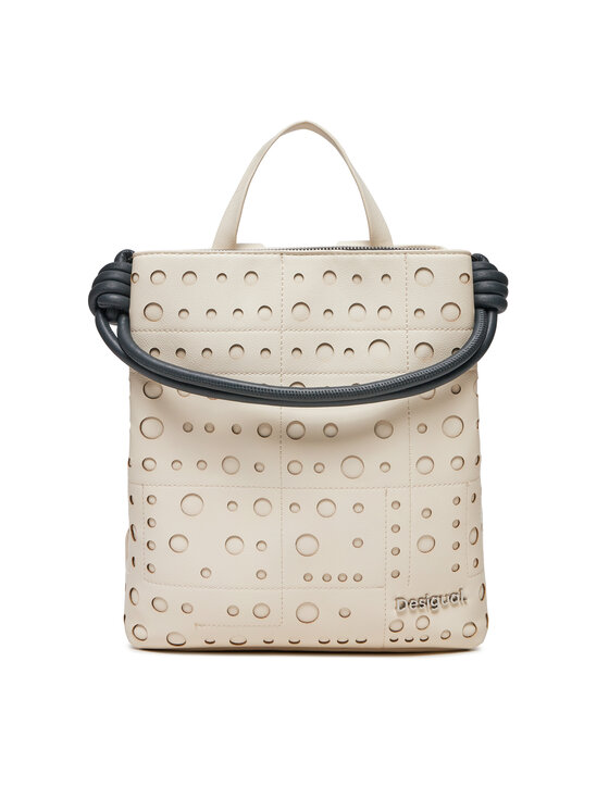 Rucsac Desigual Bloomer 24WAKP22 Écru