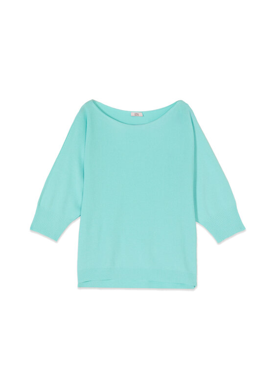 Oltre Oltre Maglione M579E001974N005 Turchese Regular Fit