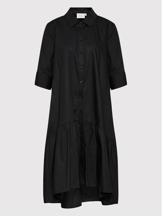 Gestuz Gestuz Haljina košulja Avaligz 10906320 Crna Loose Fit