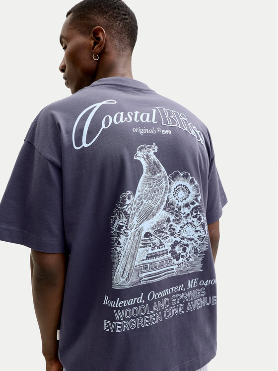 Jack & Jones Jack & Jones Тишърт Maine 12291780 Сив Regular Fit