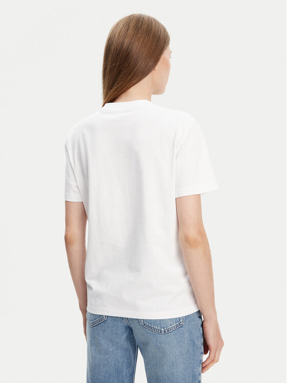 Calvin Klein Jeans Calvin Klein Jeans T-Shirt Classic Logo LV047C854G Biały Regular Fit