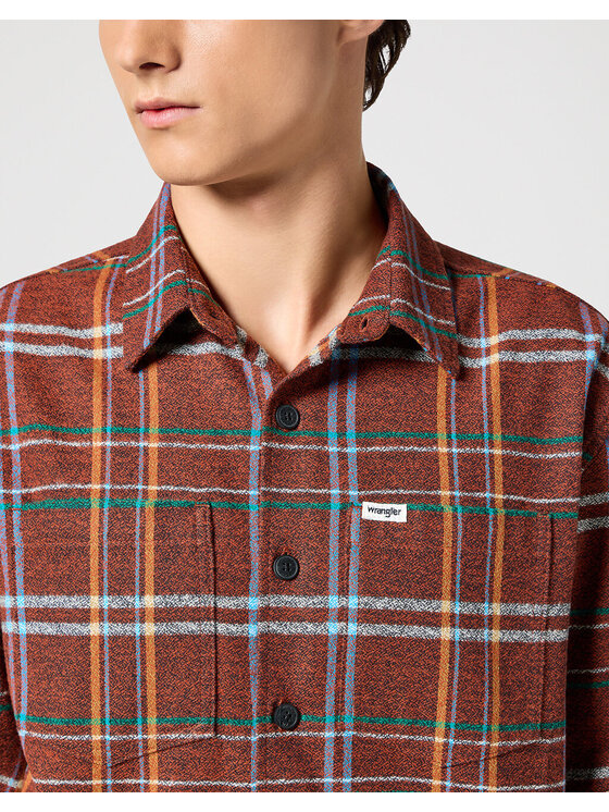 Lee Lee Koszula NON FRAYED PLAID SHIRT Kolorowy Regular Fit