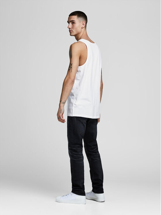 Jack&Jones Jack&Jones 2er-Set Tank-Tops Basic 12133910 Weiß Regular Fit