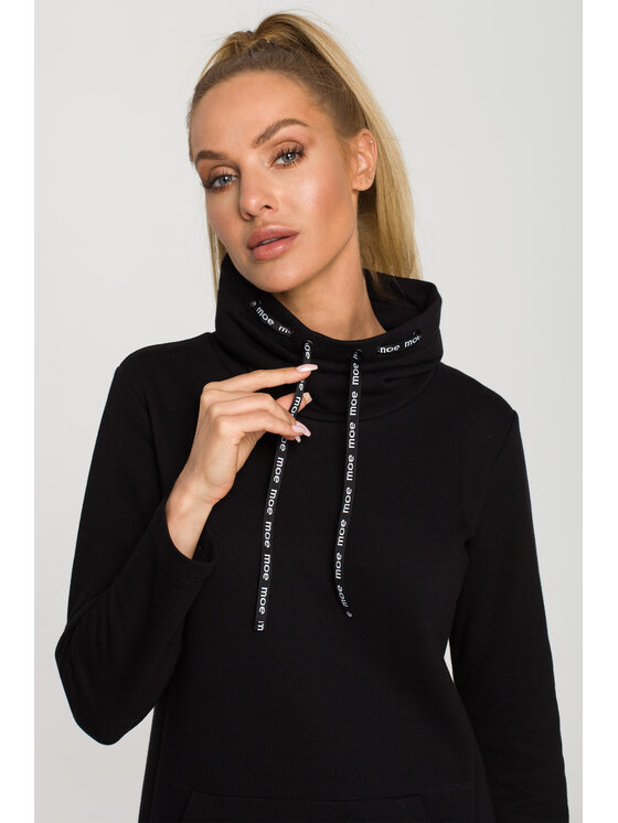 Made of Emotion Made of Emotion Každodenní šaty M688 Černá Regular Fit