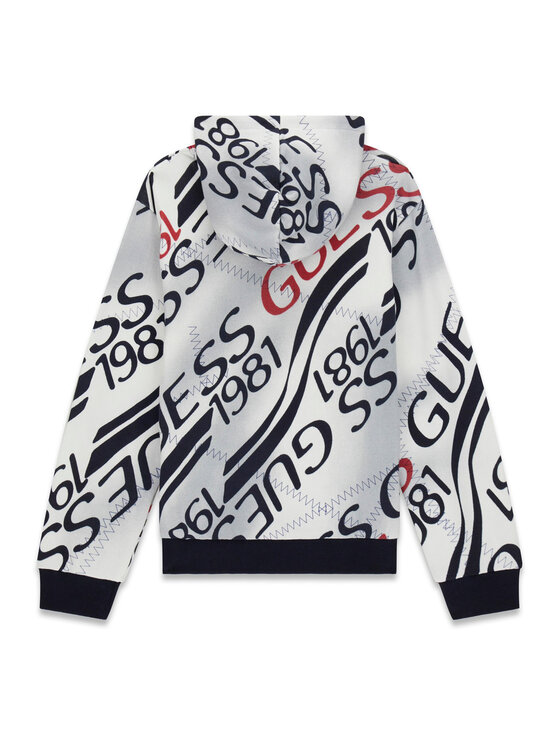 Guess Guess Μπλούζα L6RQ00 KA6R4 Λευκό Regular Fit