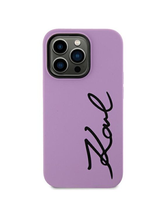 Etui na telefon KARL LAGERFELD, Fioletowe, iPhone 11