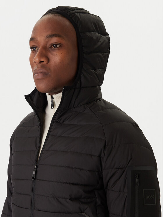 BOSS BOSS Kevad-sügis jope Ow Urbanex JT HD 50549181 Must Regular Fit