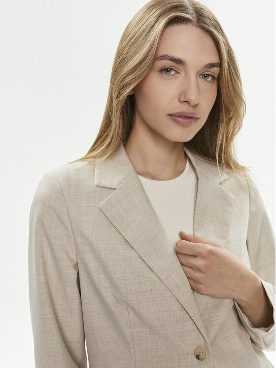 Vero Moda Vero Moda Zakó Nancy 10304631 Bézs Slim Fit