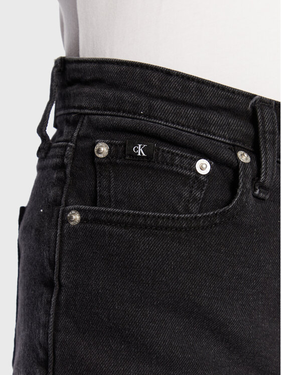 Calvin Klein Jeans Calvin Klein Jeans Szorty jeansowe J20J220645 Czarny Regular Fit