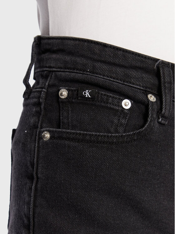 Calvin Klein Jeans Calvin Klein Jeans Τζιν σορτσάκια J20J220645 Μαύρο Regular Fit