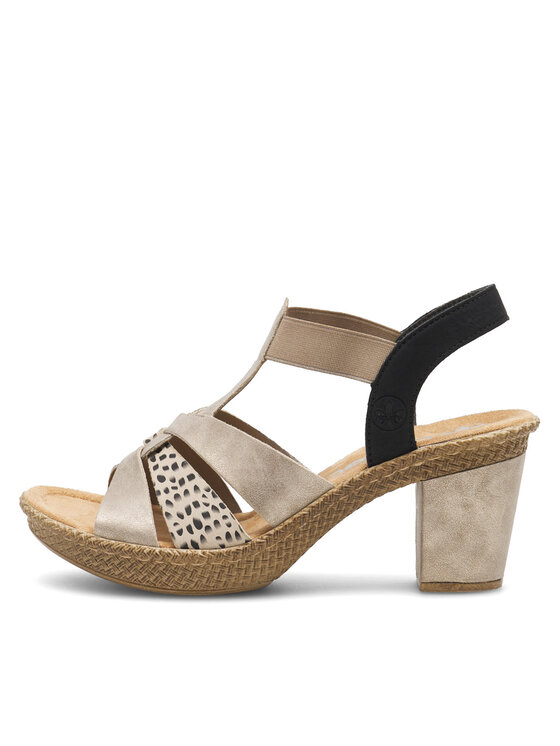 Rieker Rieker Sandale 665K3-60 Bež