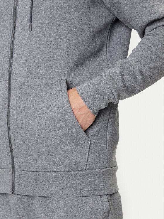 Under Armour Under Armour Majica dugih rukava UA Essential Fleece FZ Hood 1373881 Siva Regular Fit