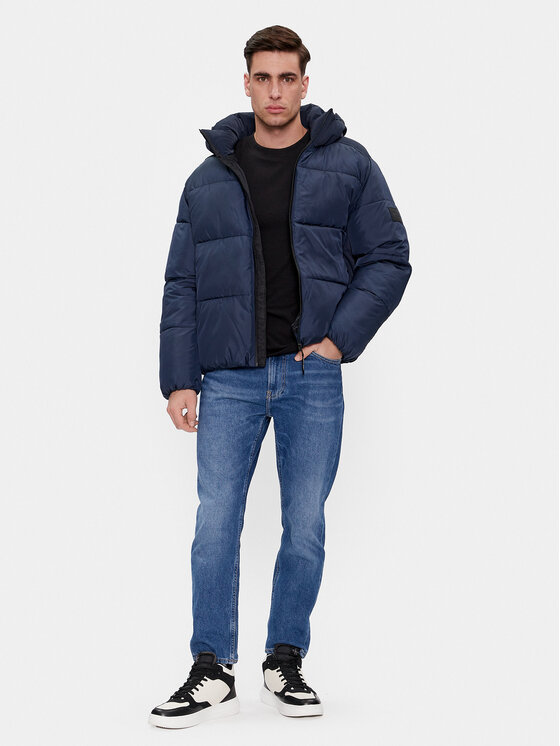 Calvin Klein Calvin Klein Žieminė striukė K10K110329 Tamsiai mėlyna Regular Fit