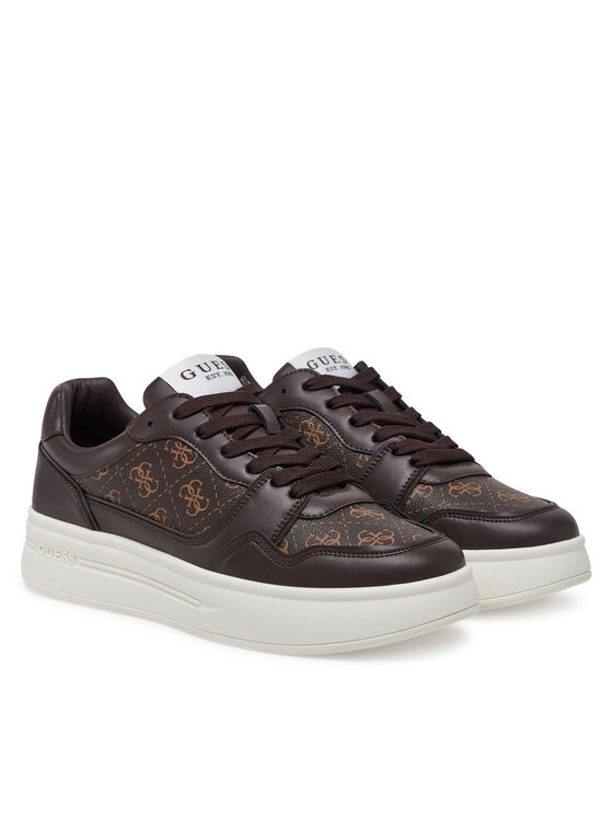 Guess Guess Sneakersy FMJWII LEA12 Brązowy