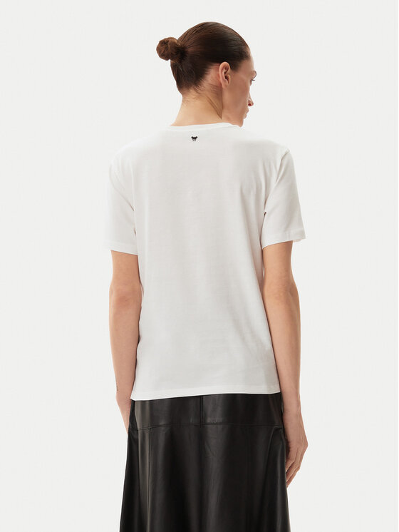 Max Mara Max Mara T-Shirt 2515971042650 Biały Regular Fit