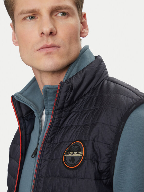 Napapijri Napapijri Vestă elegantă Amiata NP0A4ICR Bleumarin Regular Fit