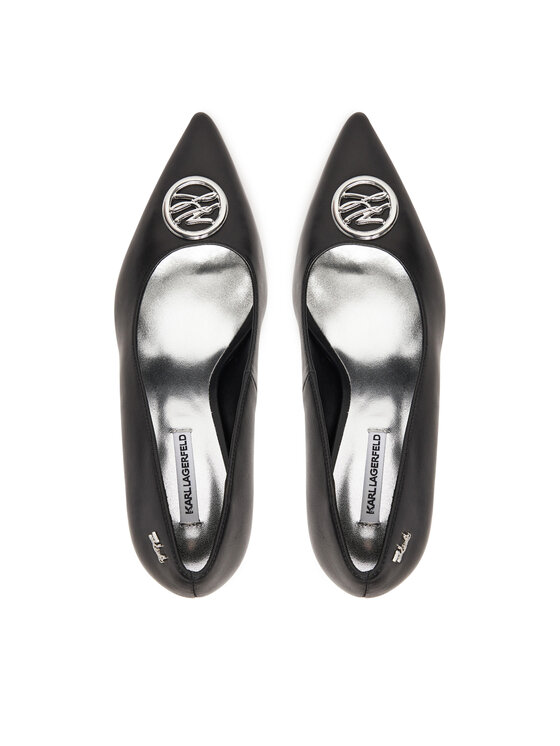 KARL LAGERFELD KARL LAGERFELD Pantofi cu toc subțire Sarabande KL30917A Negru