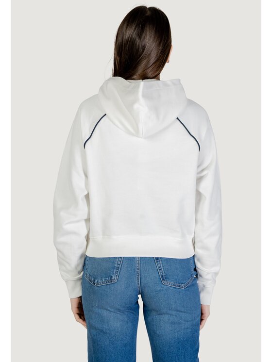 Tommy Jeans Tommy Jeans Felpa DW0DW22544 Bianco Casual Fit