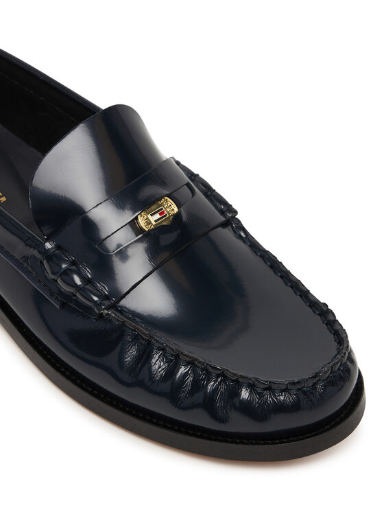 Tommy Hilfiger Tommy Hilfiger Mokaszin Hilfiger Penny Abrasivato FW0FW09323 Sötétkék
