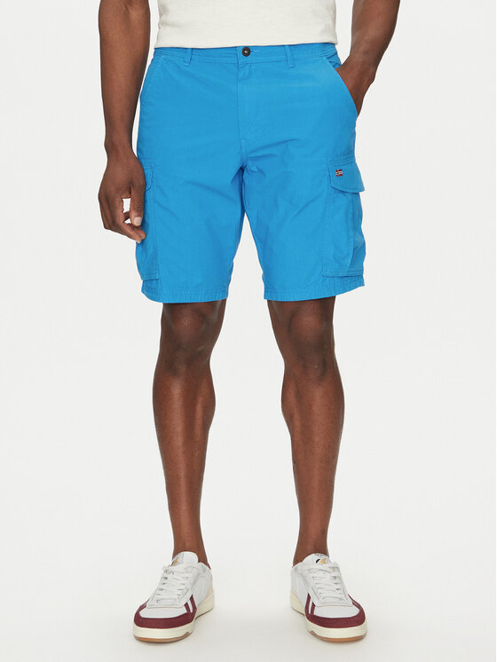 Napapijri Napapijri Auduma šorti Noto 2.0 NP0A4HOQ Zils Regular Fit