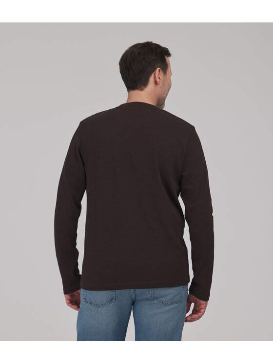 Lee Cooper Lee Cooper T-Shirt MARTIN Brązowy ciemny Regular Fit