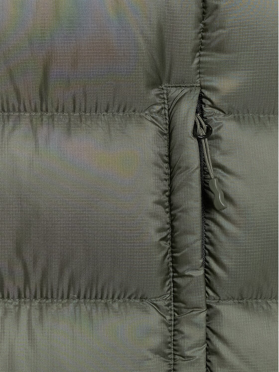 4F 4F Płaszcz zimowy MIDSHOP TEXTILE Khaki Regular Fit