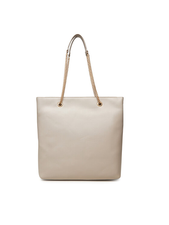 Calvin Klein Calvin Klein Torebka Minimal Monogram Chain Tote LV04F3204G Beżowy