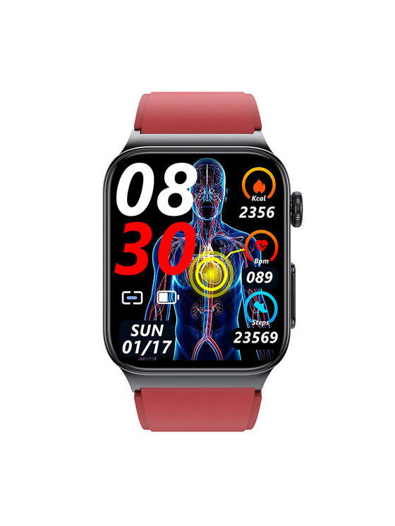 Watchmark Watchmark Smartwatch Cardio One Κόκκινο