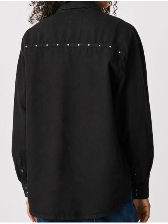 Pepe Jeans Pepe Jeans Košile PL304129 000 Černá Regular Fit