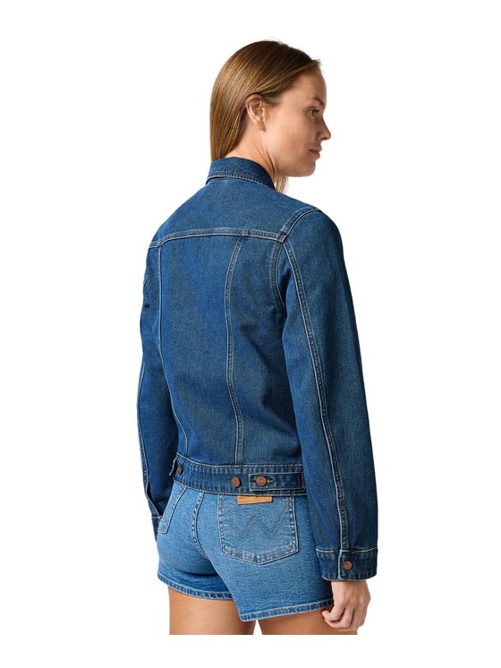 Wrangler Wrangler Kurtka jeansowa 112362331 Niebieski Relaxed Fit