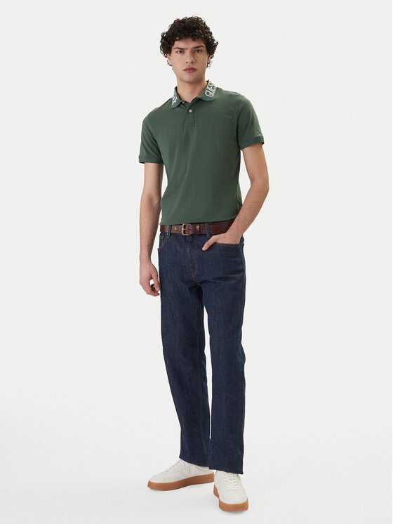 Guess Guess Polokošile M6GP66 K3070 Zelená Slim Fit