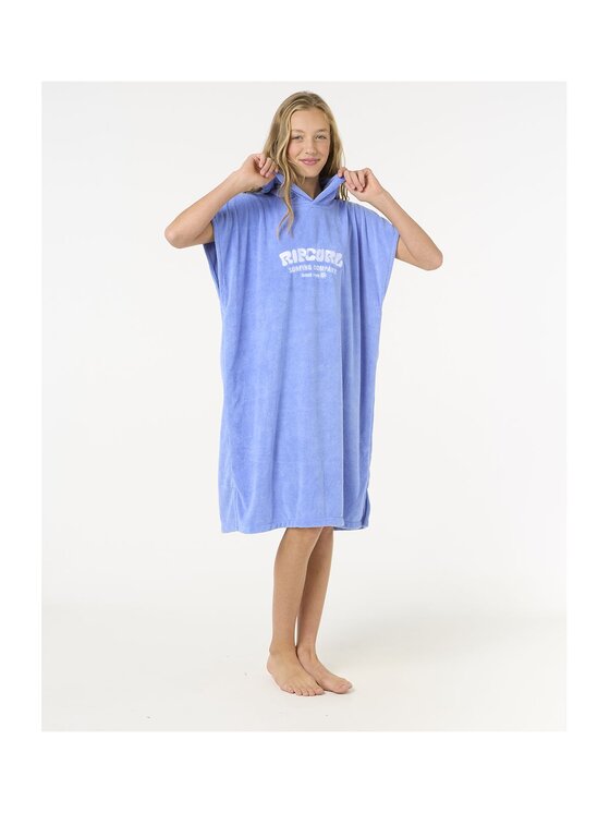 Rip Curl Rip Curl Ponczo Classic Surf Hooded Towel-Girl Niebieski