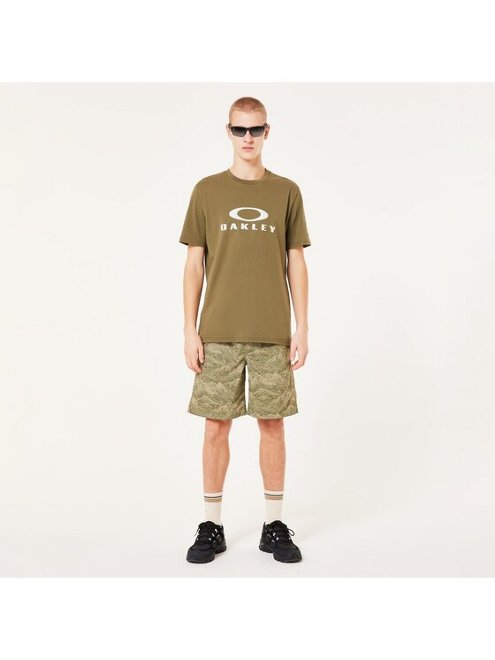 Oakley Oakley T-Shirt FOA402167 Zielony Regular Fit